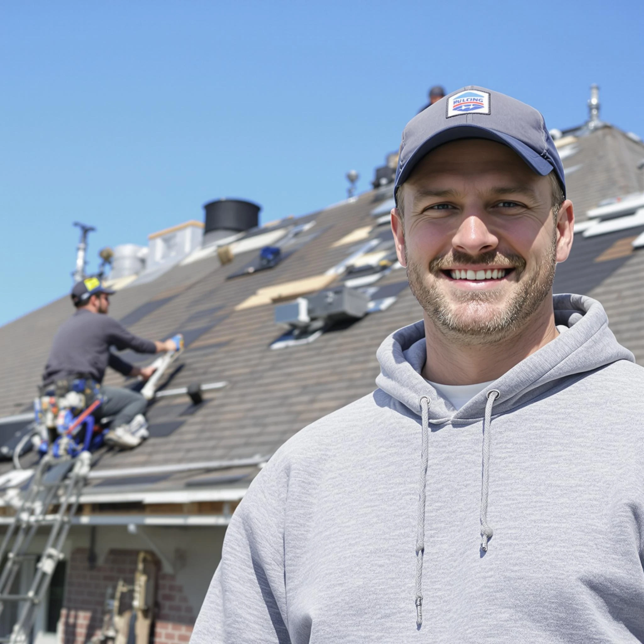 The Hudson Roofing Company team.